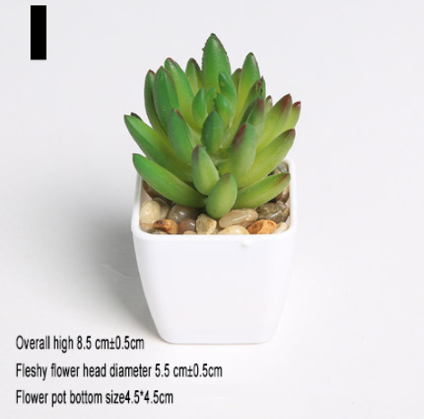 Simulated succulents mini potted plants