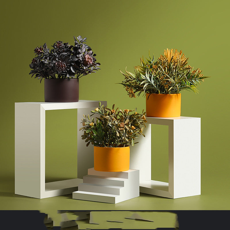 Artificial Green Plant Ornaments Potted Ornaments Green Plants Fake Flower Ornaments