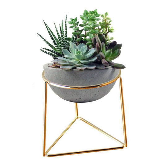 Geometric ceramic flower pot plant home flower stand