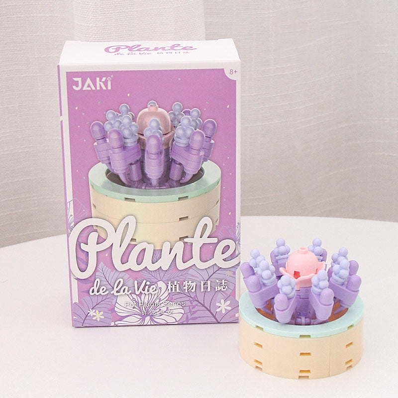 Non-watering Building Blocks Succulent Pot Cute Flowers