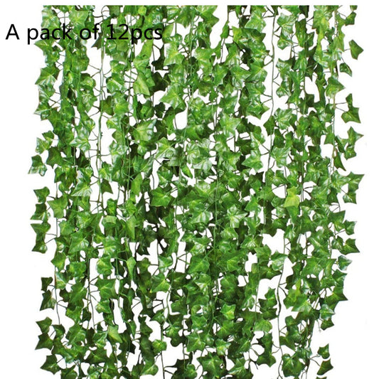 2 M Simulation Ivy Rattan Ivy Decorative Greenery Ceiling Fake Leaves Vine Eucalyptus Leaves Cross Border Foreign Trade