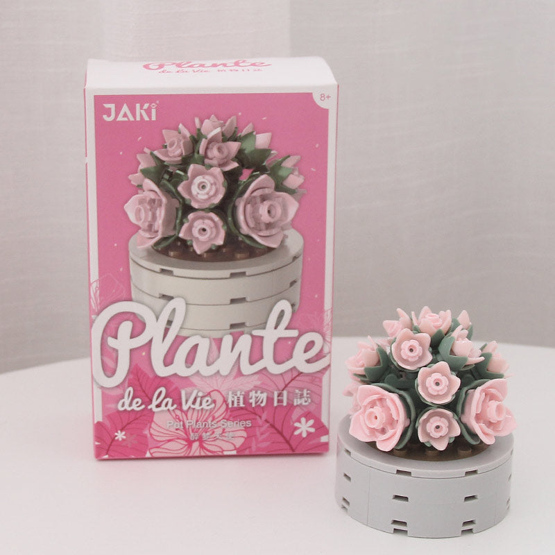 Non-watering Building Blocks Succulent Pot Cute Flowers