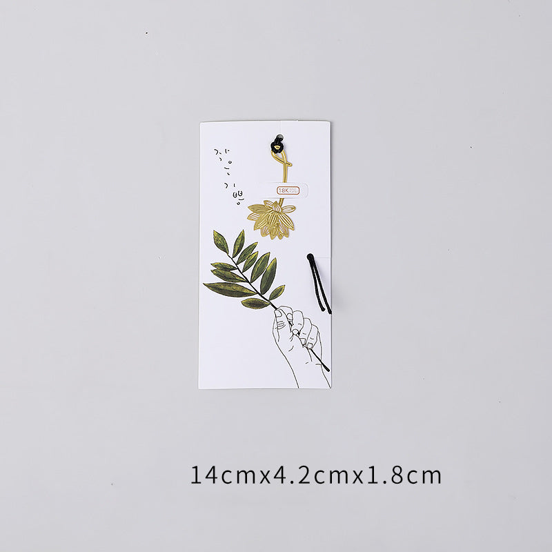 Elegant  Flowers And Plants Story Bookmark Folder